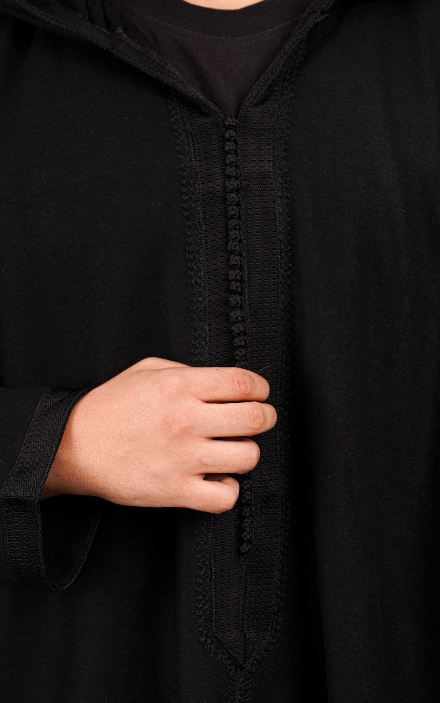 Onyx Black Djellaba