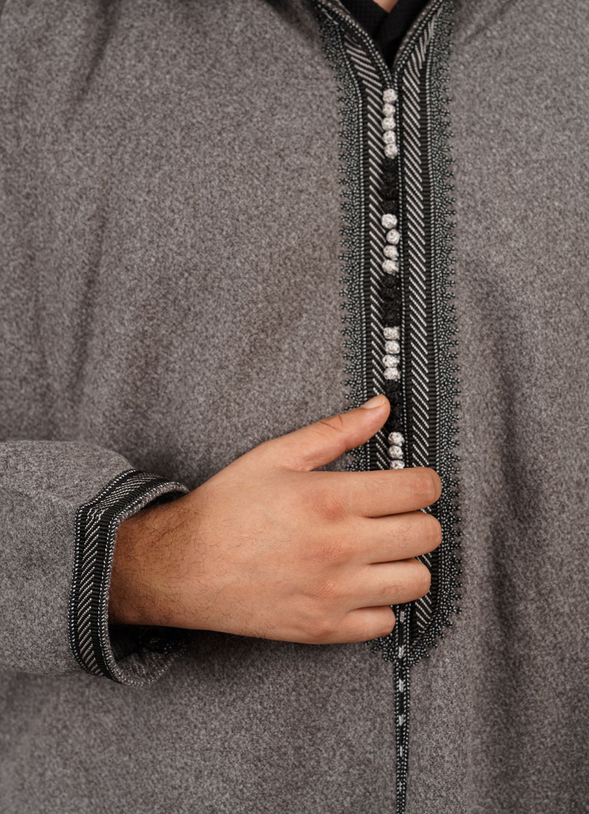 Heather Grey Djellaba