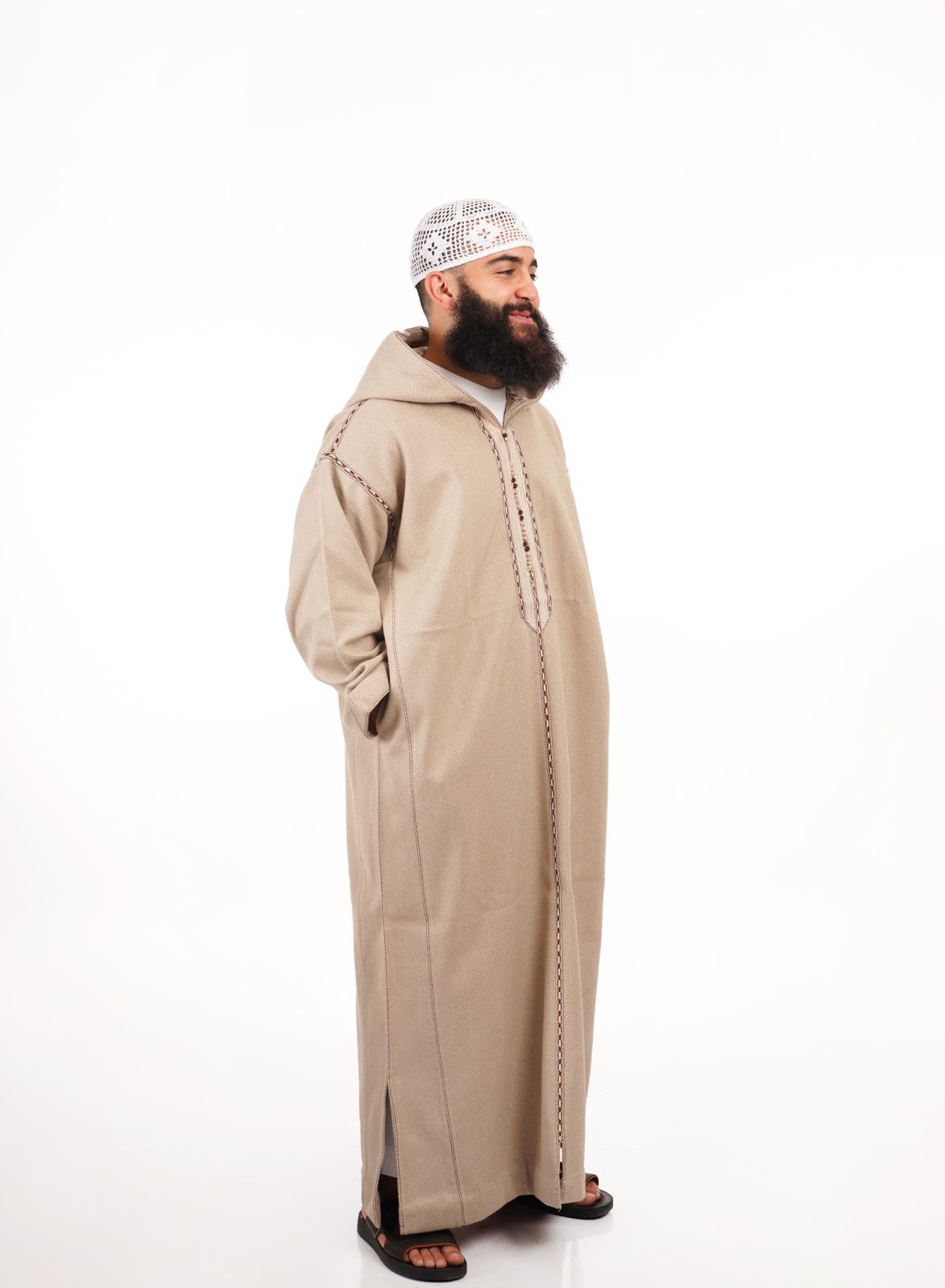 Cream Beige Djellaba