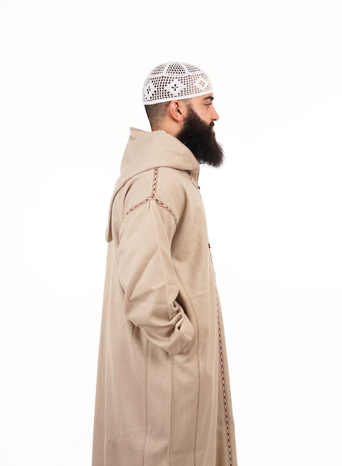 Cream Beige Djellaba