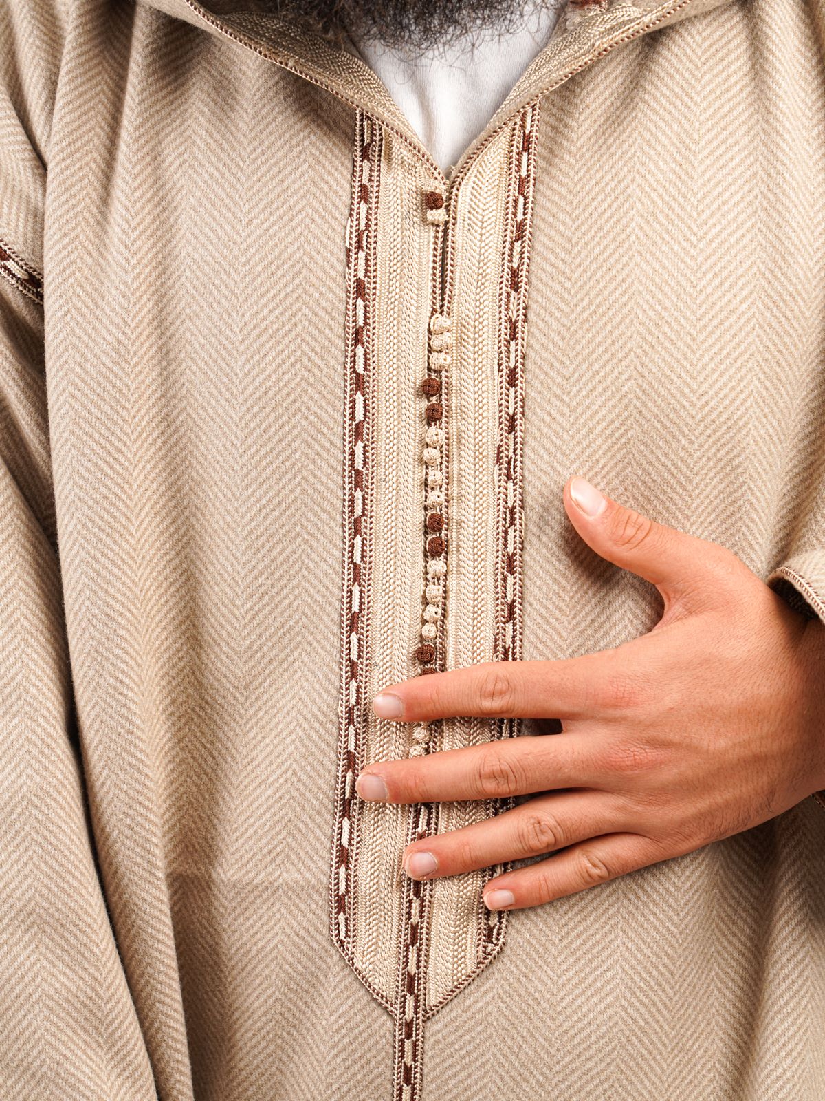 Cream Beige Djellaba