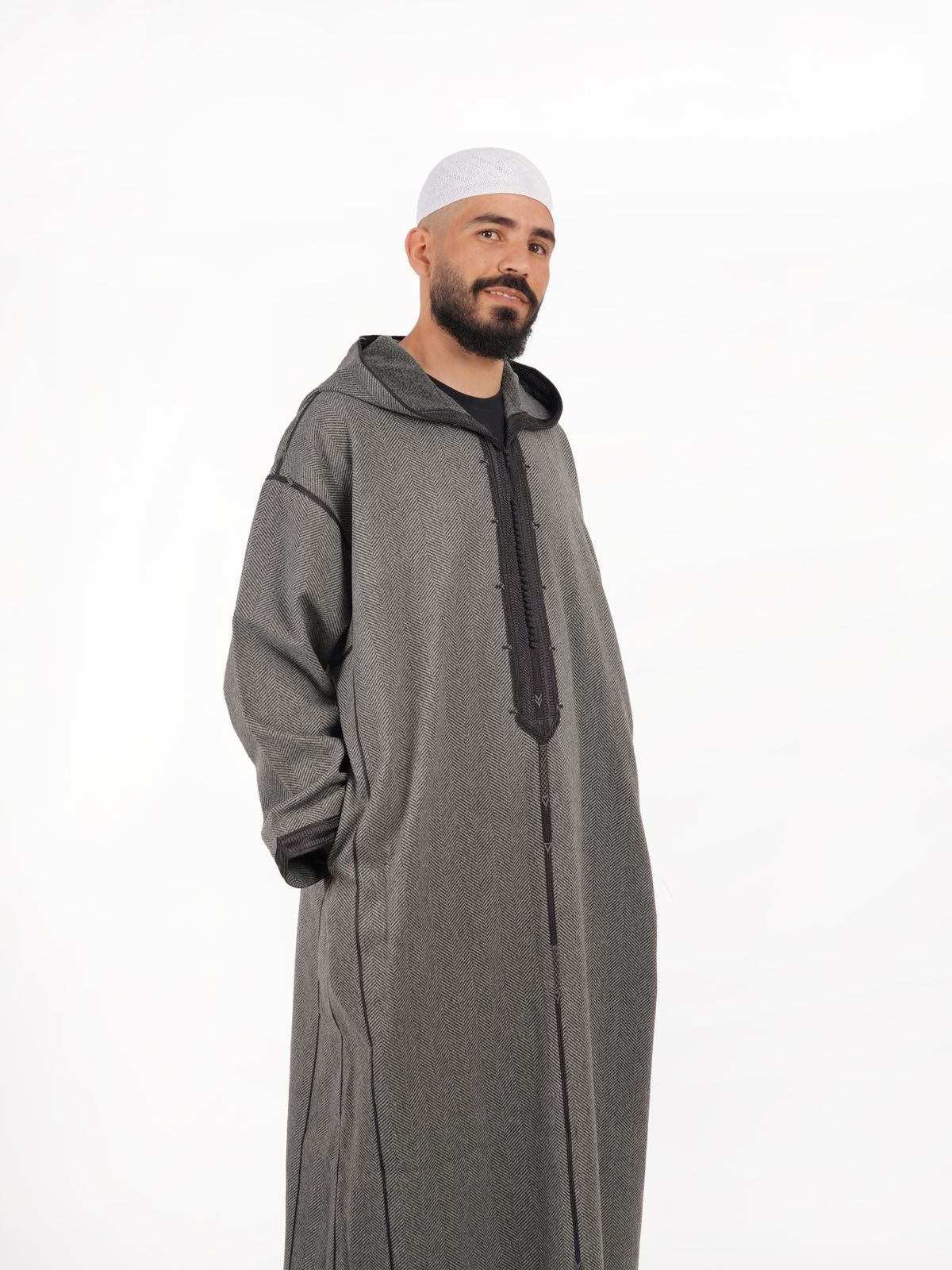 Graphite Grey Djellaba