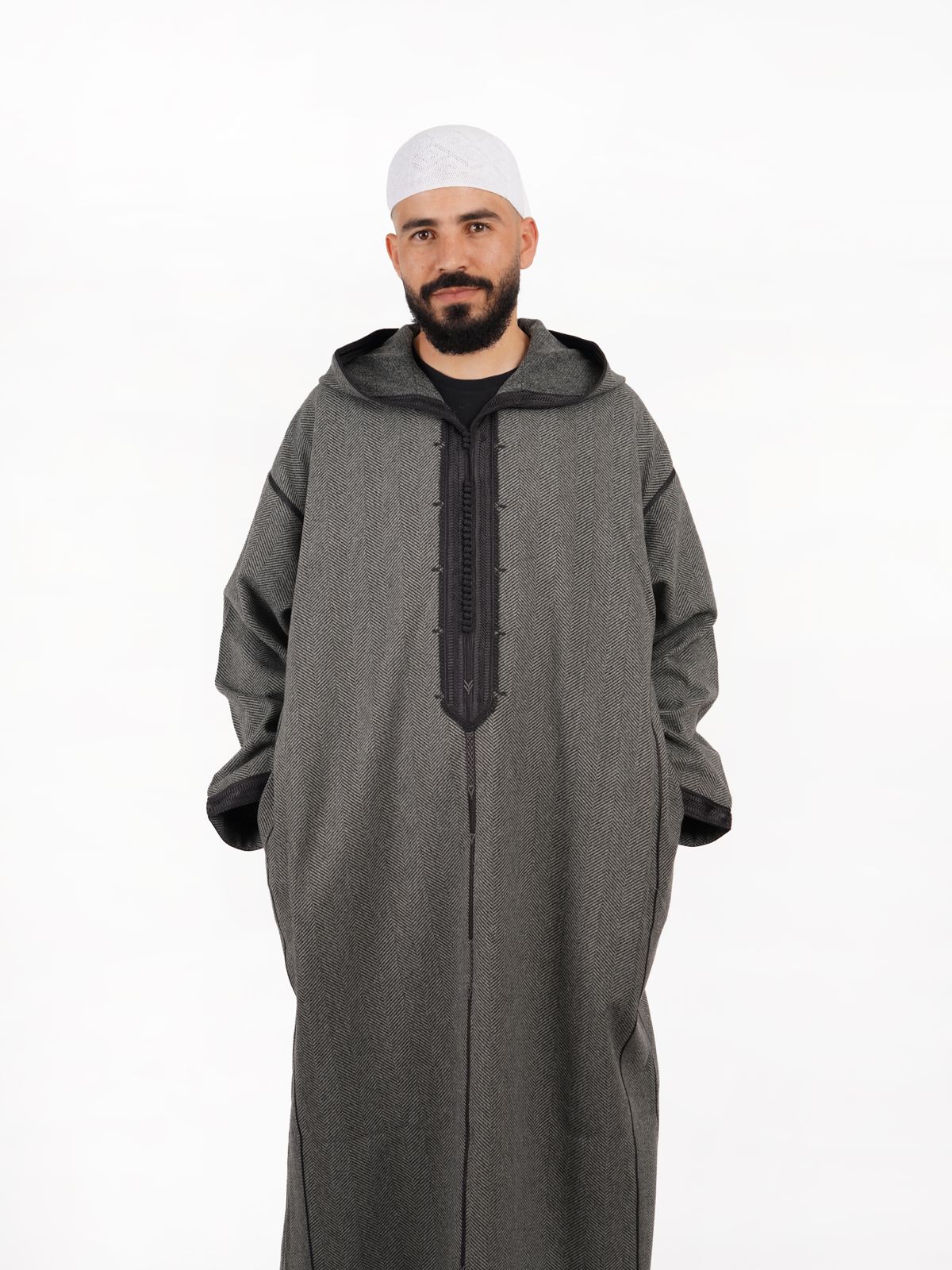 Graphite Grey Djellaba